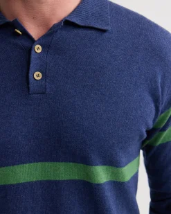 Wolf Striped Cashmere Blend Rugby