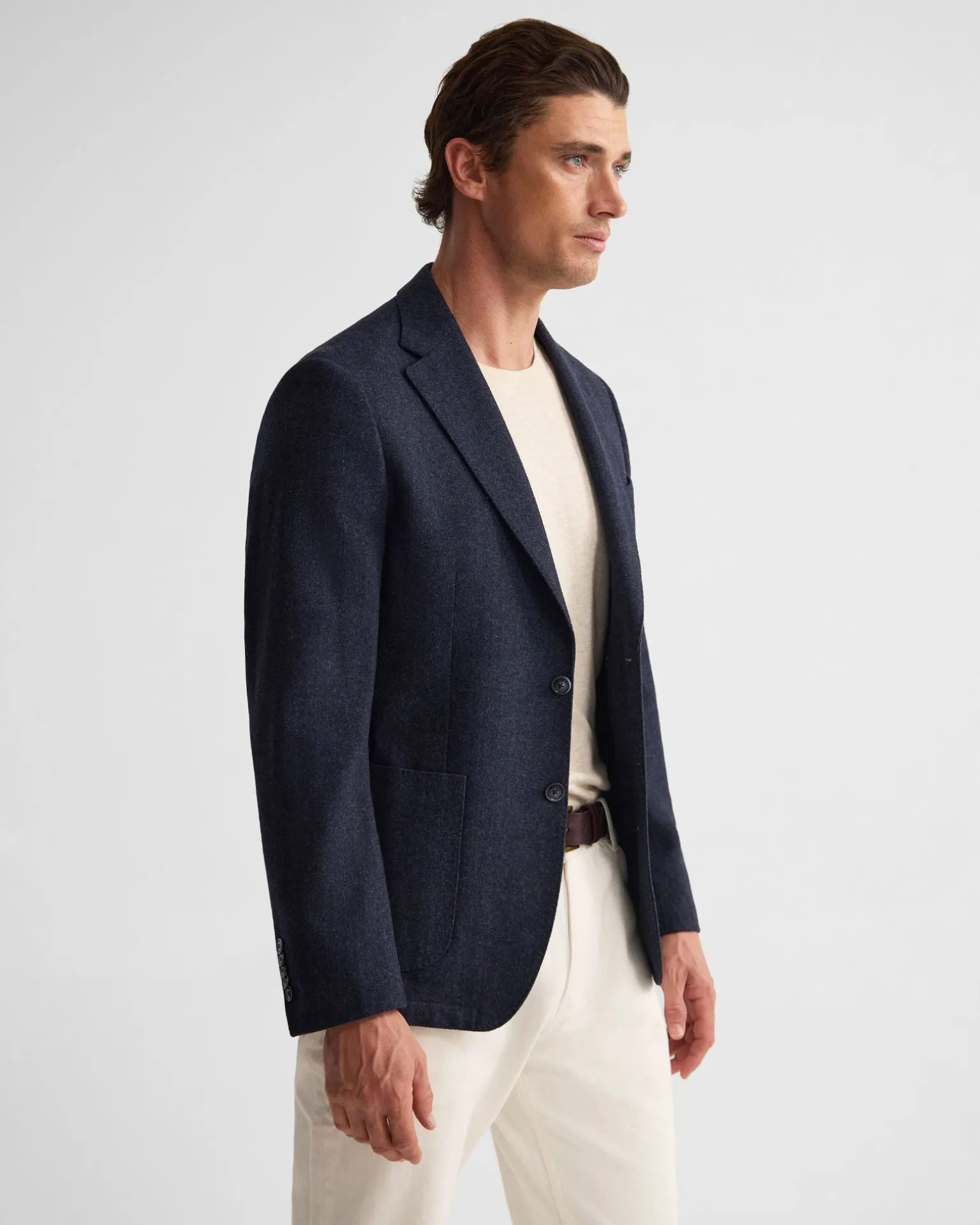 Wordsworth Luxury Herringbone Blazer