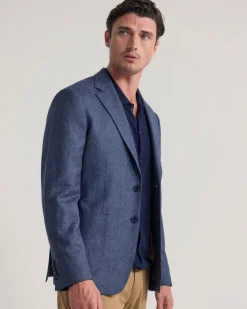 Wordsworth Wool Hrringbone Blazer