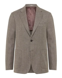 Wordsworth Wool Hrringbone Blazer