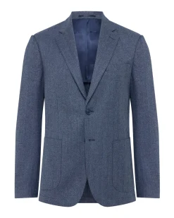 Wordsworth Wool Hrringbone Blazer