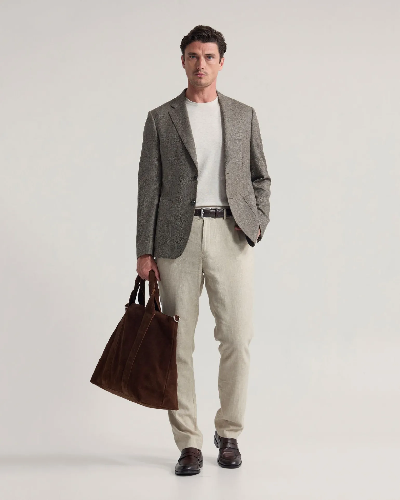 Wordsworth Wool Hrringbone Blazer