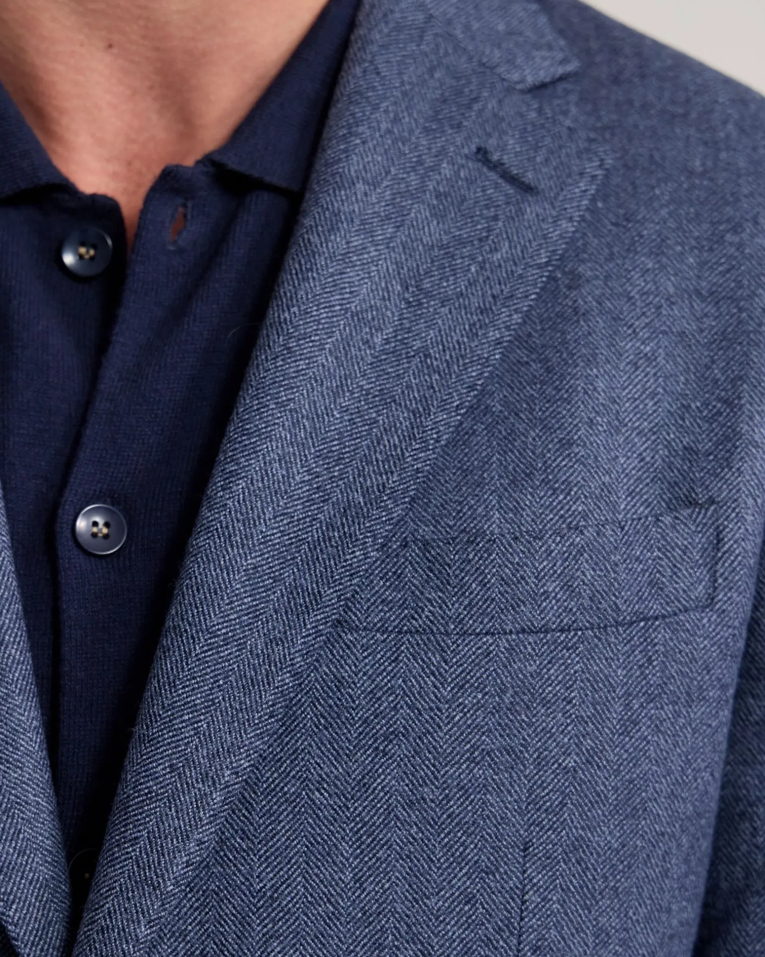 Wordsworth Wool Hrringbone Blazer