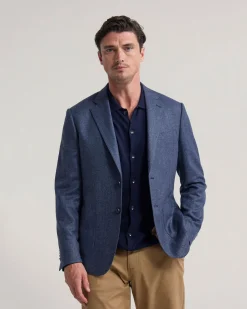 Wordsworth Wool Hrringbone Blazer