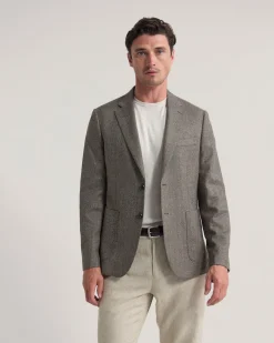 Wordsworth Wool Hrringbone Blazer