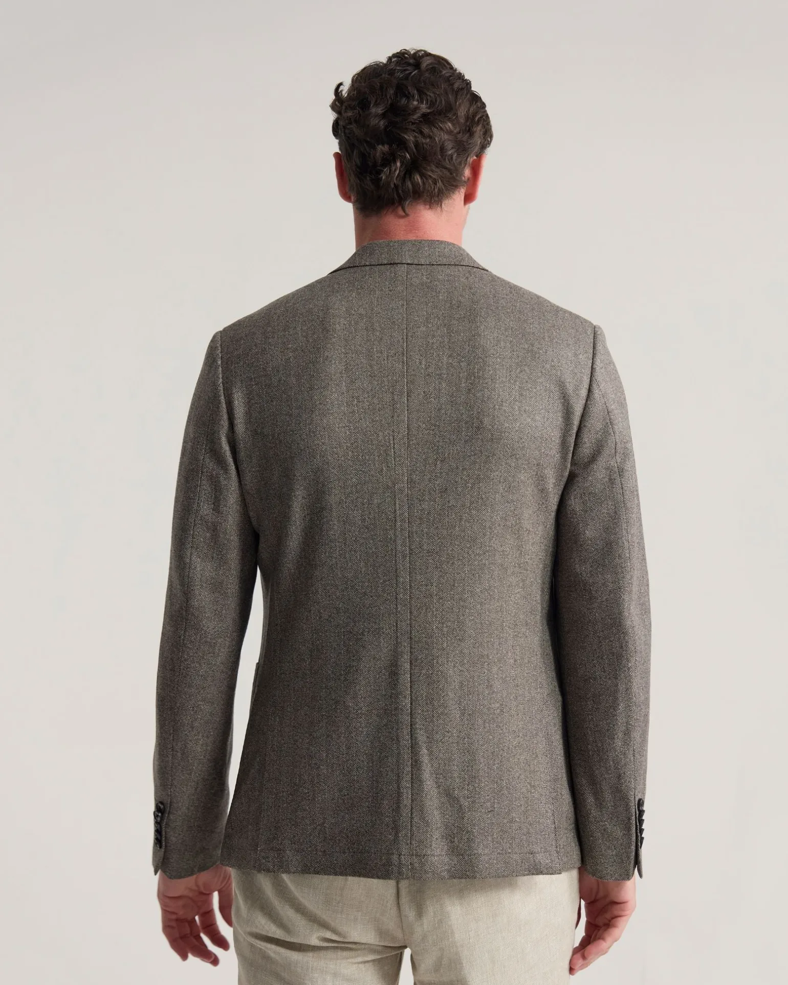 Wordsworth Wool Hrringbone Blazer