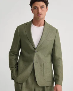 Wrdswrth Linen Patch Pocket Blazer