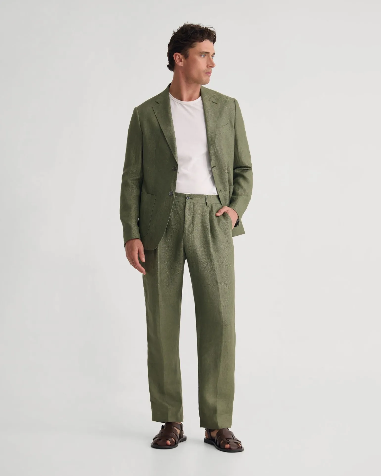 Wrdswrth Linen Patch Pocket Blazer