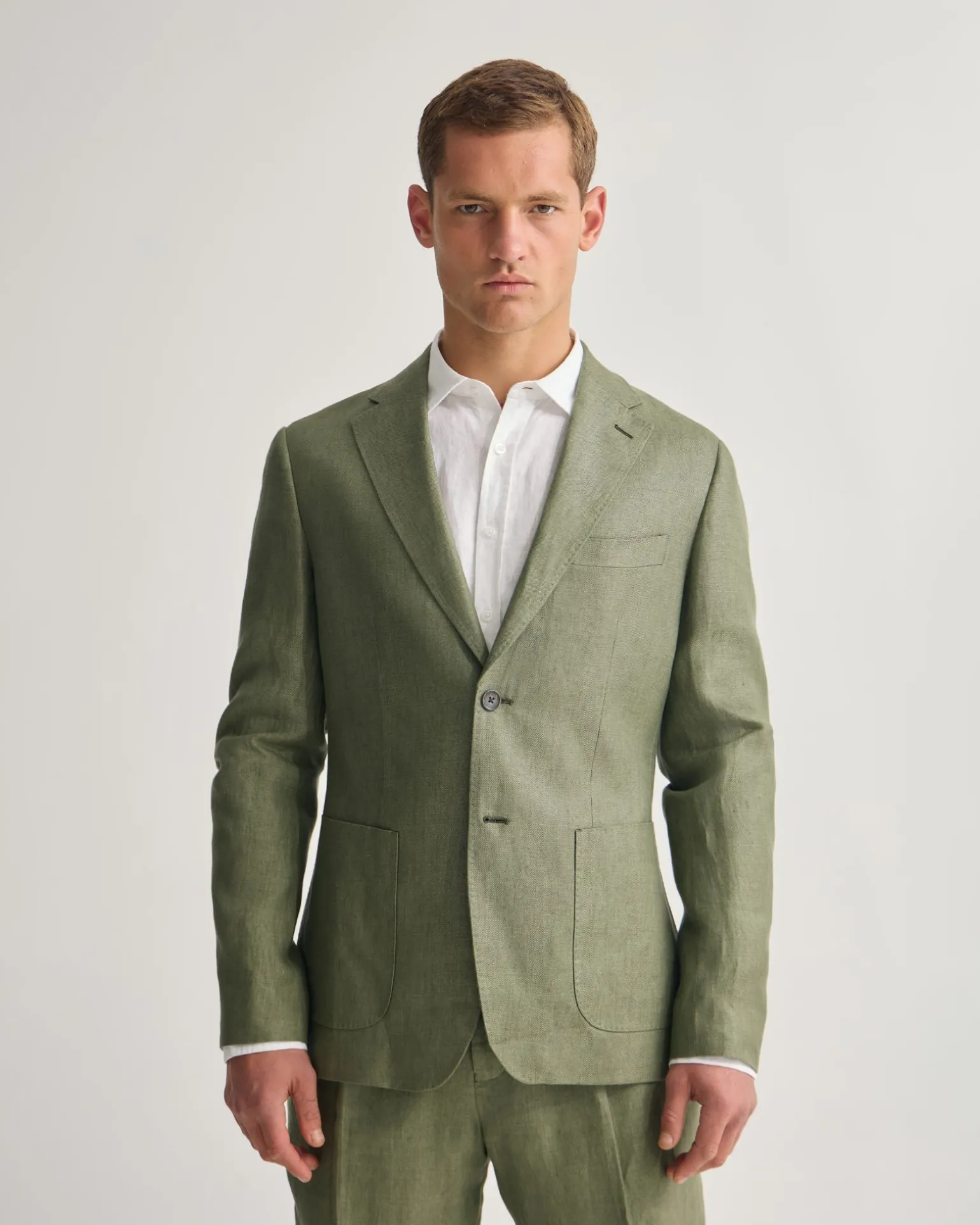 Wrdswrth Linen Patch Pocket Blazer